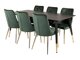 Set de mese Dallas 1256 (Verde + Auriu)