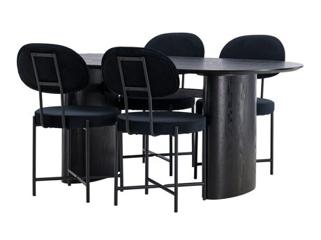 Essgruppe Dallas 3997 (Schwarz)