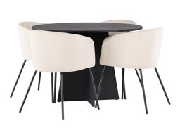 Set de mese Dallas 4006 (Crem + Negru)