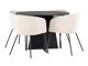 Set de mese Dallas 4006 (Crem + Negru)