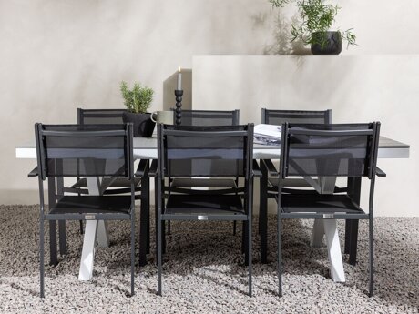 Tafel en stoelen set Dallas 4037