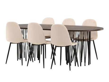 Set de mese Dallas 4062 (Bej + Negru)