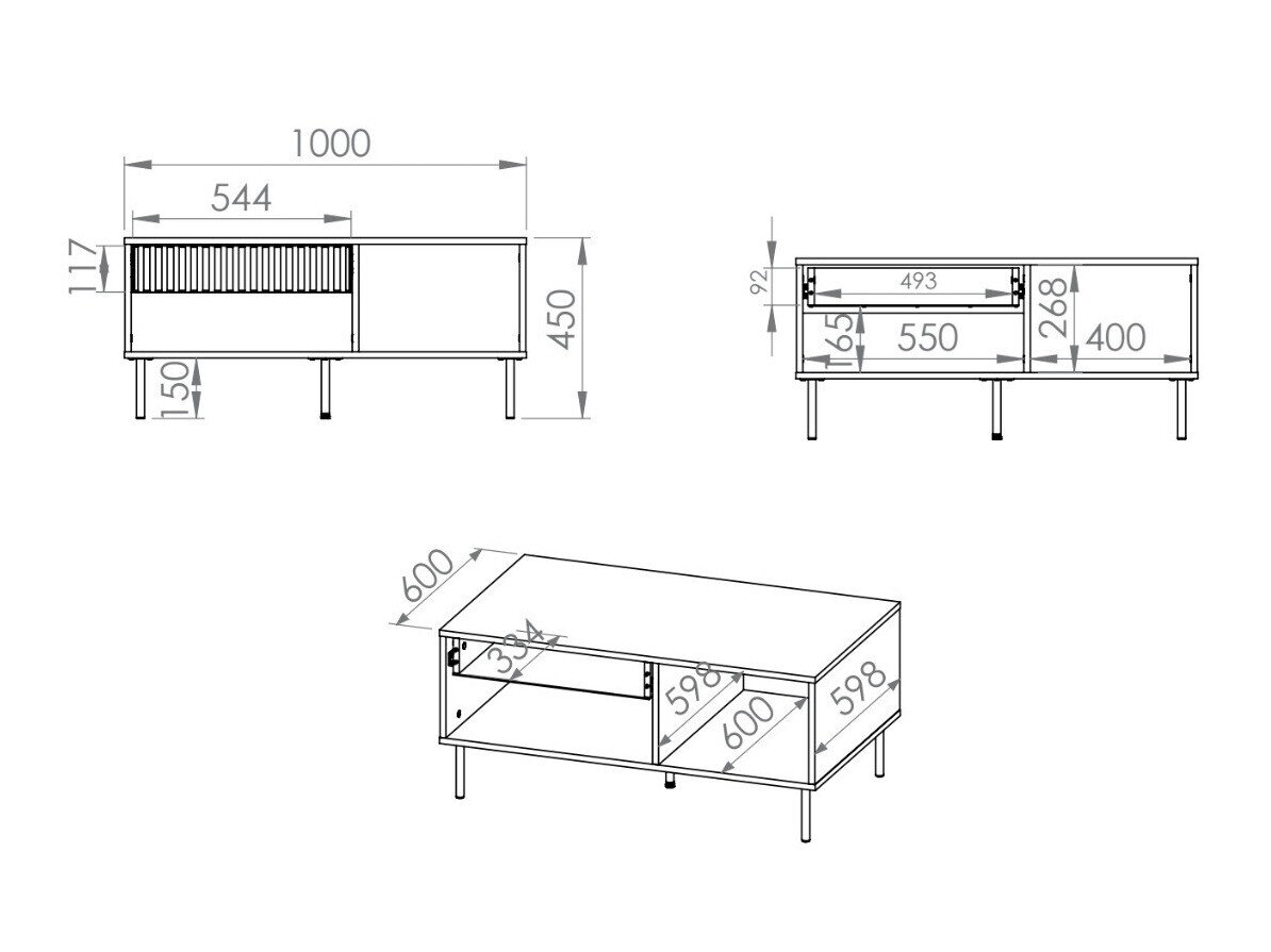 Salontafel Marmeli 109