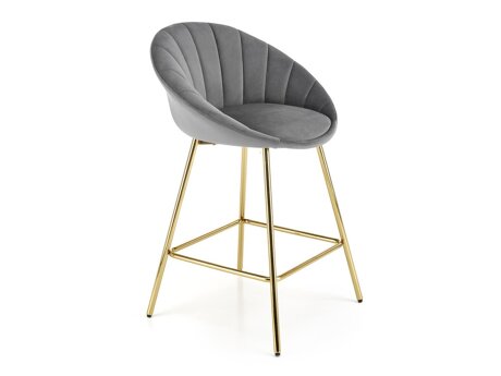 Barstol Houston 1461 (Grå + Gylden)