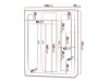 Armoire Lircava 112 (Chêne vieilli)