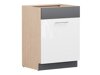 Modulaire spoelbakkast met deuren Mode White 115
