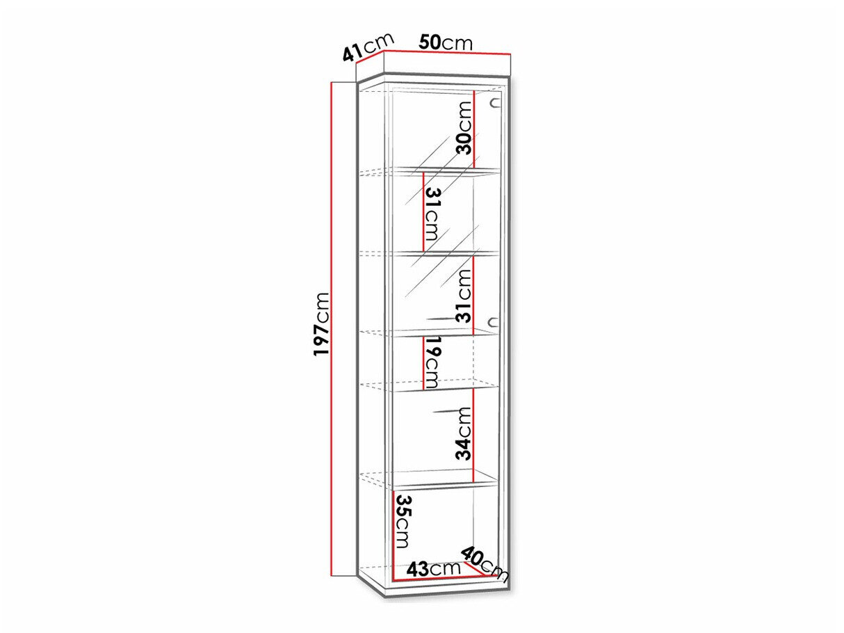 Reol Etrmoni 108 (Lyst træ)