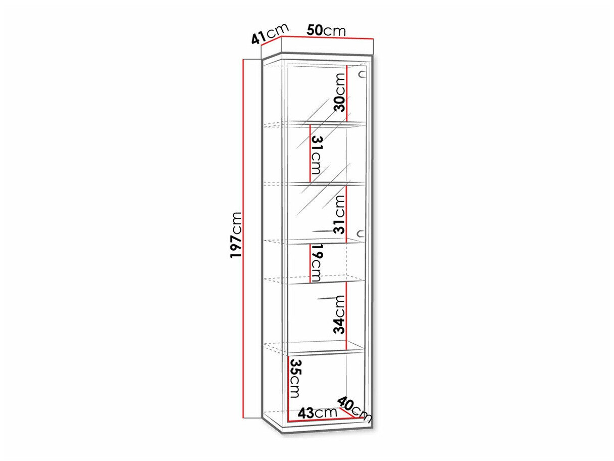 Reol Etrmoni 108 (Lyst træ)