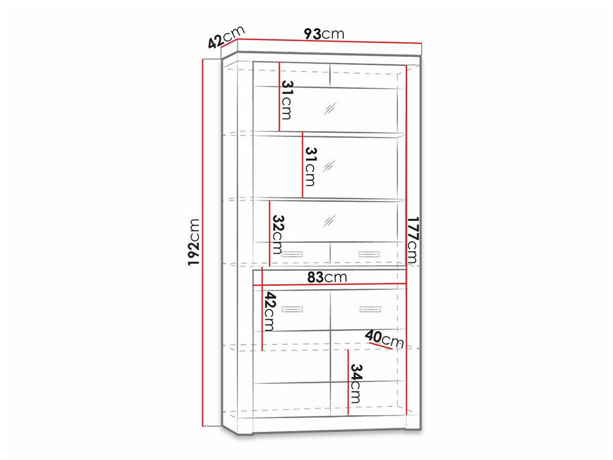 Reol Serfeno 101 (Craft hvid)