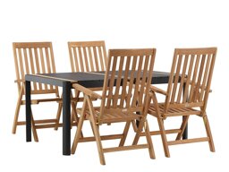 Tafel en stoelen set Dallas 4090