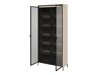 Boekenkast Fernolu 106 (Beige + Zwart)