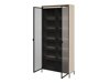 Boekenkast Fernolu 106 (Beige + Zwart)