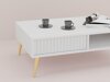 Salontafel Cirferi 103 (Wit + Gouden)