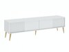 TV-meubel Cirferi 105 (Wit + Gouden)