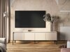 TV-meubel Fernolu 105 (Beige + Zwart)