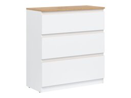 Comodă Catelbi 101 (Alb + Stejar)