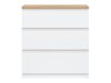 Ladekast Catelbi 101 (Wit + Eiken)