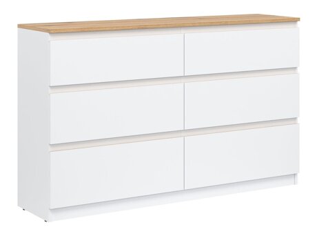 Ladekast Catelbi 102 (Wit + Eiken)