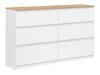Ladekast Catelbi 102 (Wit + Eiken)
