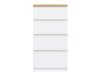 Ladekast Catelbi 103 (Wit + Eiken)