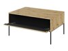 Salontafel Fernolu 110 (Artisan eiken + Zwart)