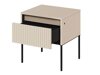 Sengebord Fernolu 111 (Beige + Sort)