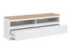 TV-bord Catelbi 100 (Hvid + Egetræ)