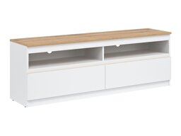 TV-meubel Catelbi 100 (Wit + Eiken)