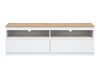 TV-meubel Catelbi 100 (Wit + Eiken)