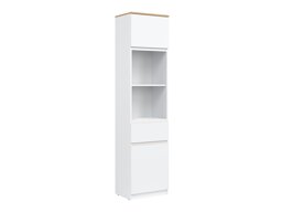 Boekenkast Orlando 225 (Wit + Eiken)