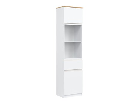 Boekenkast Orlando 225 (Wit + Eiken)