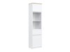 Boekenkast Orlando 225 (Wit + Eiken)