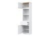 Boekenkast Orlando 225 (Wit + Eiken)