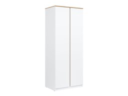 Kledingkast Catelbi 107 (Wit + Eiken)