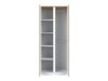 Kledingkast Catelbi 107 (Wit + Eiken)