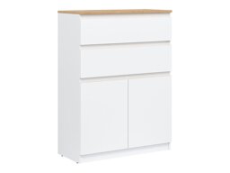 Ladekast Catelbi 104 (Wit + Eiken)