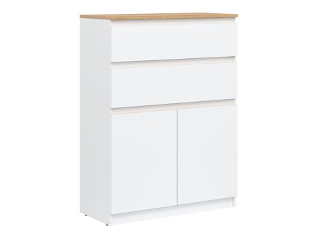 Ladekast Catelbi 104 (Wit + Eiken)