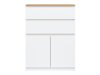 Ladekast Catelbi 104 (Wit + Eiken)
