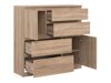 Ladekast Catelbi 105 (Sonoma eik)