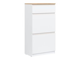 Schoenenkast Catelbi 108 (Wit + Eiken)