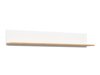 Wandplank Catelbi 111 (Wit + Eiken)