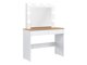 Kaptafel Catelbi 113 (Wit + Eiken)