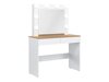 Kaptafel Catelbi 113 (Wit + Eiken)