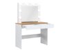 Kaptafel Catelbi 113 (Wit + Eiken)