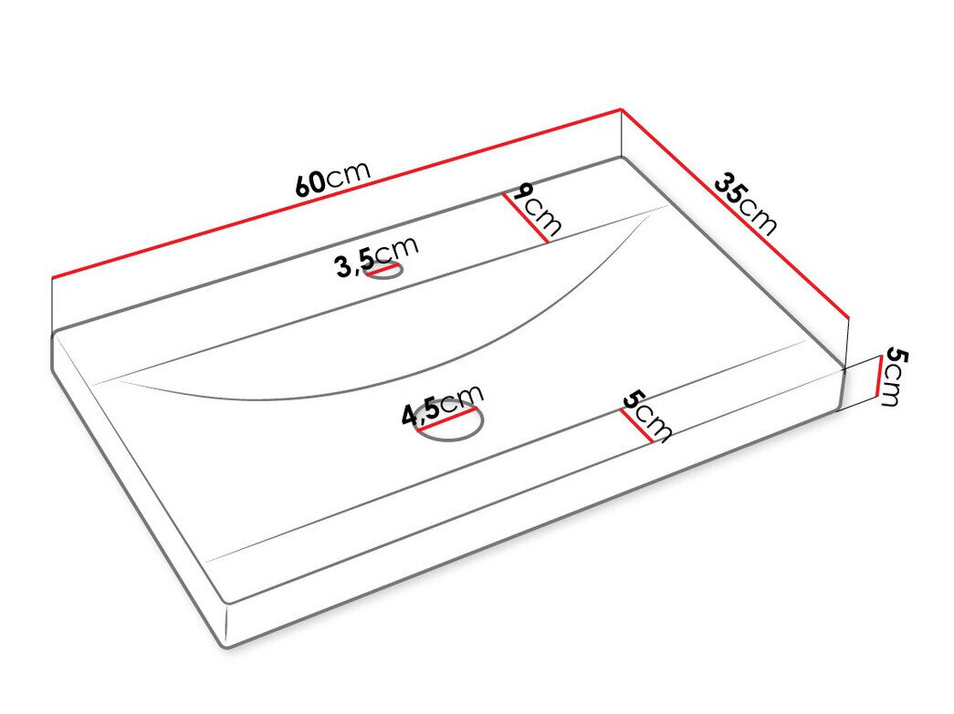 Badeværelsessæt Comfivo Delphinus VI (Hvid)