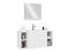 Ensemble de salle de bain Comfivo Delphinus IX (Blanc)