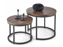 Set stolića za kavu Houston 951 (Orah + Crna)
