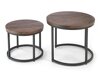 Sofabordssæt Houston 951 (Nød + Sort)