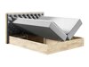 Boxspring Navis I (Wotan eik + Faro 4)