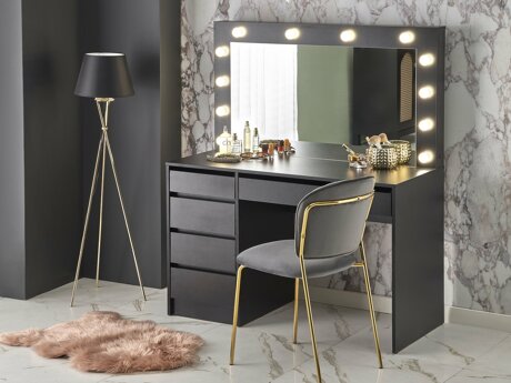 Sminkebord Houston 1504 (Sort)